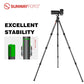 SUNWAYFOTO T2841CE Travel Tripod Carbon Fiber Compact Light Portable Professional Tripod DSLR Camera Waterproof