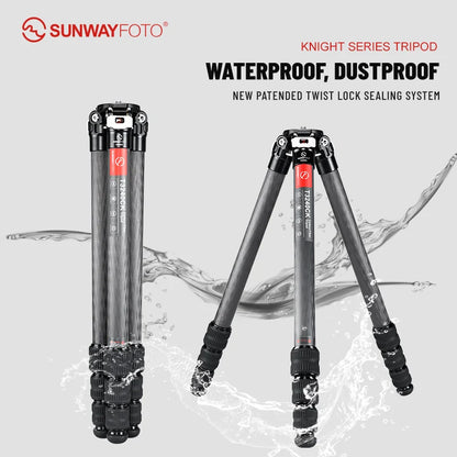 SUNWAYFOTO T3240CK Travel Tripod Carbon Fiber Compact Light Portable Professional Tripod Dslr Camera Waterproof