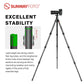 SUNWAYFOTO T3240CK Travel Tripod Carbon Fiber Compact Light Portable Professional Tripod Dslr Camera Waterproof