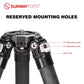 SUNWAYFOTO T3240CM Fiber Tripod for Video Camera Photography Weight Outdoor Tripod Waterproof