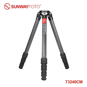 SUNWAYFOTO T3240CM Fiber Tripod for Video Camera Photography Weight Outdoor Tripod Waterproof