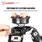 SUNWAYFOTO T3650CM Fiber Tripod for Video Camera Photography Weight Outdoor Tripod Waterproof