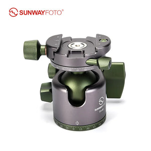 SUNWAYFOTO TH-40  40mm Ballhead Low Profile Camera Mount for Tripod with Arca-Swiss Quick Release Plate