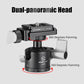 SUNWAYFOTO TT2340CE 4-Sections Carbon Fiber Travel Tripod for Ipad, Phone, DSLR Camera, Ideal for Vlog Photography