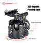 SUNWAYFOTO XB-38 Low Gravity XB-38 for DSLR Camera Tripod Ballhead Aluminum Monopod Panoramic Ball Head