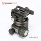 SUNWAYFOTO  XB-44DLG 44mm Ballhead Low Profile Camera Mount for Tripod with Arca-Swiss Quick Release Plate Army Green