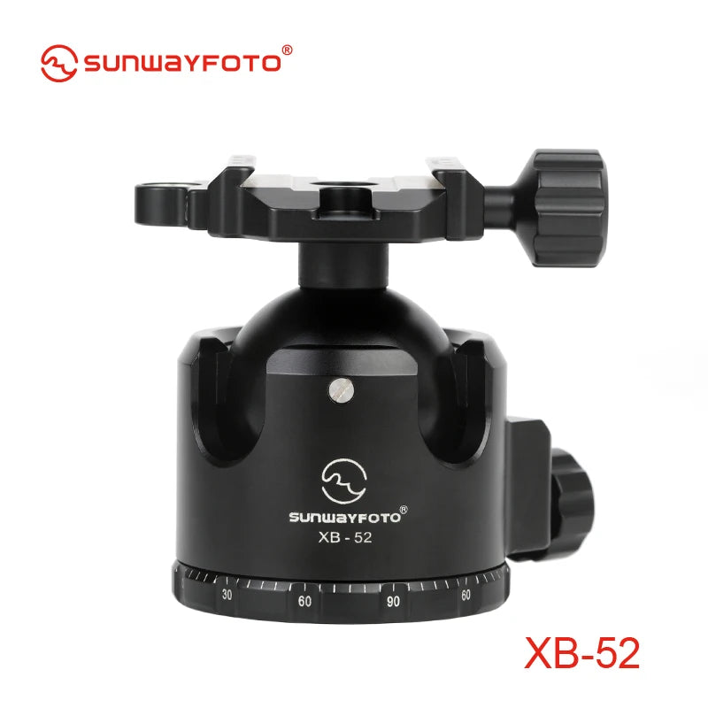 SUNWAYFOTO XB-52 Low-Profile Tripod Head for DSLR Camera Tripod Ballhead