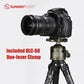 SUNWAYFOTO XB-52DLG 52mm Ballhead Low Profile Camera Mount for Tripod with Arca-Swiss Quick Release Plate