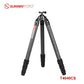 SUNWYAFOTO T4040CS Hunting Tripod for Shooting Rifle Stand Carbon Fiber 40mm 4 Sections load 88lbs(40kgs)