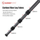 SUNWYAFOTO T4040CS Hunting Tripod for Shooting Rifle Stand Carbon Fiber 40mm 4 Sections load 88lbs(40kgs)