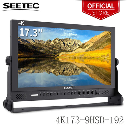 Seetec 4K173-9HSD-192(Original P173-9HSD) 17.3 Inch IPS Aluminum 1920x1080 FHD 3G-SDI HDMI 4K Broadcast Monitor