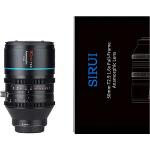 Sirui 50mm T2.9 Full Frame 1.6x Anamorphic Lens for Sony E Canon RF Leica L Nikon Z