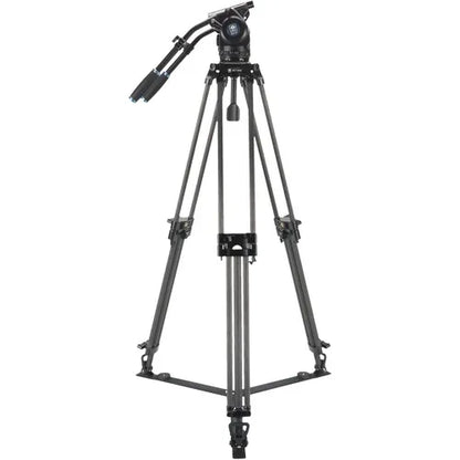 Sirui BCT-3203 Carbon Fiber Tripod With BCH-30 Video Head Bundle 39.5 lb Payload 100mm Bowl Heavy-Duty 3-Section Tripod