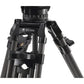 Sirui BCT-3203 Carbon Fiber Tripod With BCH-30 Video Head Bundle 39.5 lb Payload 100mm Bowl Heavy-Duty 3-Section Tripod