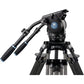 Sirui BCT-3203 Carbon Fiber Tripod With BCH-30 Video Head Bundle 39.5 lb Payload 100mm Bowl Heavy-Duty 3-Section Tripod