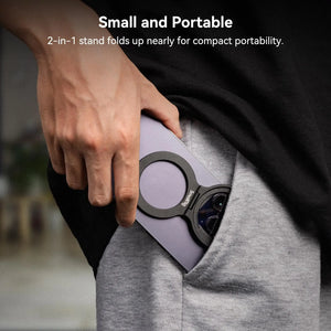 SmallRig 2-in-1 52mm Magnetic Filter Adapter Ring / Phone Stand for iPhone 14 Pro Max, Foldable Compact and Portable