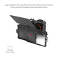 SmallRig 4*5.65 Mini Matte Box Carbon Fiber Top Flag For DSLR Mirrorless Camera for BMPCC 4K 6K Camera Cage Rig 3196