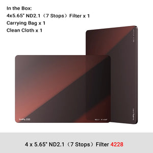 SmallRig 4 x 5.65 ND 0.3 /0.9/1.5/1.8/2.1(1/3/5/6/7 Stop)Filter Waterproof Anti-scratch For With 4 x 5.65" Matte Box System