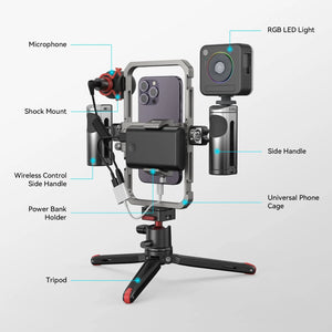 SmallRig All-in-One Video Kit Ultra /Pro/Basic/ Classic Kit for Phone Photography Universal Phone Cage Kit