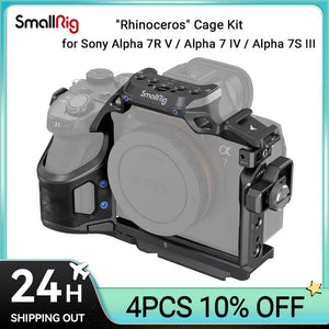 SmallRig Cage Kit for Sony Alpha 7R V/Alpha 7 IV/Alpha 7S III "Rhinoceros" Cage Kit