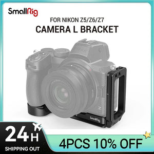 SmallRig L Bracket for Nikon Z5/Z6/Z7 Camera w/ Arca-Type 1/4" Accessory Threads Quick Release