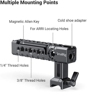 SmallRig DSLR Camera Top handle grip Camcorder Stabilizing NATO Handle Quick Release for A6500 for BMPCC 4K 6K Cage