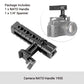 SmallRig Lightweight NATO Top Handle Quick Release NATO Grip for Sony Top Handle with 5 Cold Shoe Adapters and NATO Clamp