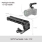 SmallRig Lightweight NATO Top Handle Quick Release NATO Grip for Sony Top Handle with 5 Cold Shoe Adapters and NATO Clamp