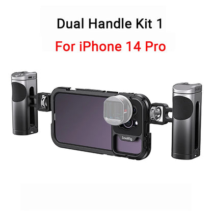 SmallRig Mobile Phone Video Cage Kit for iPhone 14 Pro /14 Pro Max Case for Tiktolk Ins Facebook Shoot Video Photography