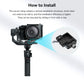 SmallRig Mount Plate for Arca-Swiss, for DJI RS 3 Mini 4195 and Extended Vertical Arm for DJI RS 3 Mini