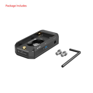 SmallRig NP-F Battery Advanced Adapter Mount Plate DC 7.4V 12V Dual Output USB-C Interface Bi-directional Input Output 36W 3168B