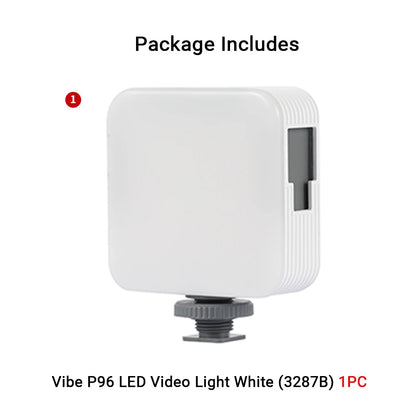 SmallRig P96 mini Video Light LED White Light Portable Pocket Lamp 2200mAh Rechargeable Can Mount on Camera Phone