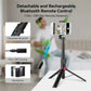 SmallRig Portable Selfie Stick Tripod ST20 Pro with Bluetooth Remote Control and Smartphone Holder,Foldable Tripod