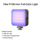 SmallRig Portable Vibe P108 RGB Video Light Smart Light 130mins long-lasting Pocket Size 108 LED Beads Floodlights