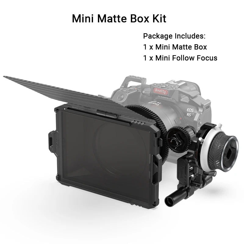 SmallRig Professional Mini Accessory Kit Include Mini Matte Box And Mini Follow Focus For Mirrorless DSLR Cameras