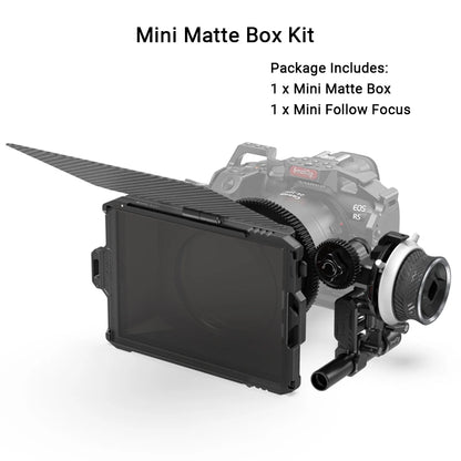 SmallRig Professional Mini Accessory Kit Include Mini Matte Box And Mini Follow Focus For Mirrorless DSLR Cameras