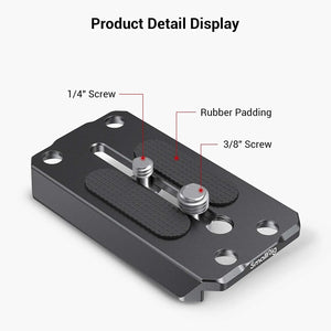 SmallRig Quick Release Plate DSLR Camera Plate QR Plate Quick Dovetail For manfrotto tripod plate 577, 501, 504, 701,for DJI RS