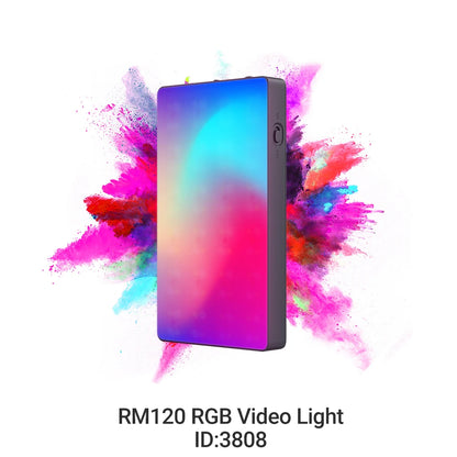 SmallRig RM120 Super Long-Battery-Life RGB Video Light Portable  All-in-One Design Ultrathin RGB Light 2500K ~ 8500K