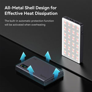 SmallRig RM120 Super Long-Battery-Life RGB Video Light Portable  All-in-One Design Ultrathin RGB Light 2500K ~ 8500K