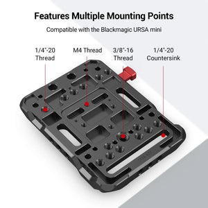 SmallRig V Mount Battery Plate, V-Lock Mount Battery Plate Quick Release Plate Universal Camera Accessories