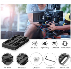 SmallRig Video Switching Cheese Plate Camera Easy Plate for Railblocks, Dovetails and Short Rods  For DSLR Camera Cage Rig