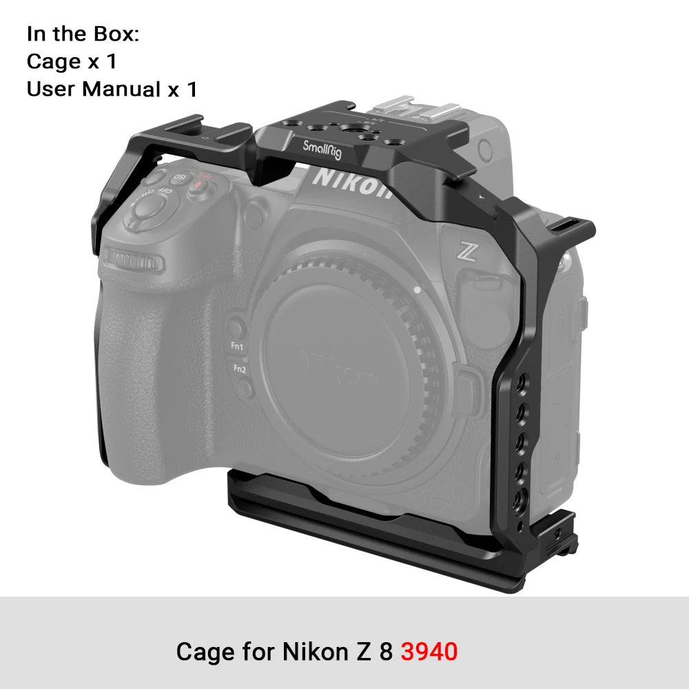 SmallRig Z 8 L-Bracket for Nikon Z 8,Anti-Twist Design