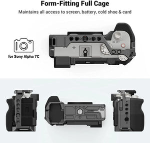 SmallRig full dslr Camera Cage with silicone Side Handle grip rig for Sony Alpha a7c A7C Camera