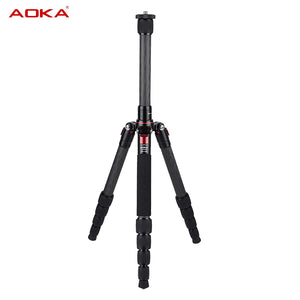 AOKA  Sturday Durable Lightweight Panoramic Compact Professional Carbon Fiber Tripod for Camera  with 360 Degree Ball Head