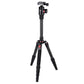 AOKA  Sturday Durable Lightweight Panoramic Compact Professional Carbon Fiber Tripod for Camera  with 360 Degree Ball Head