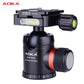 AOKA  Sturday Durable Lightweight Panoramic Compact Professional Carbon Fiber Tripod for Camera  with 360 Degree Ball Head