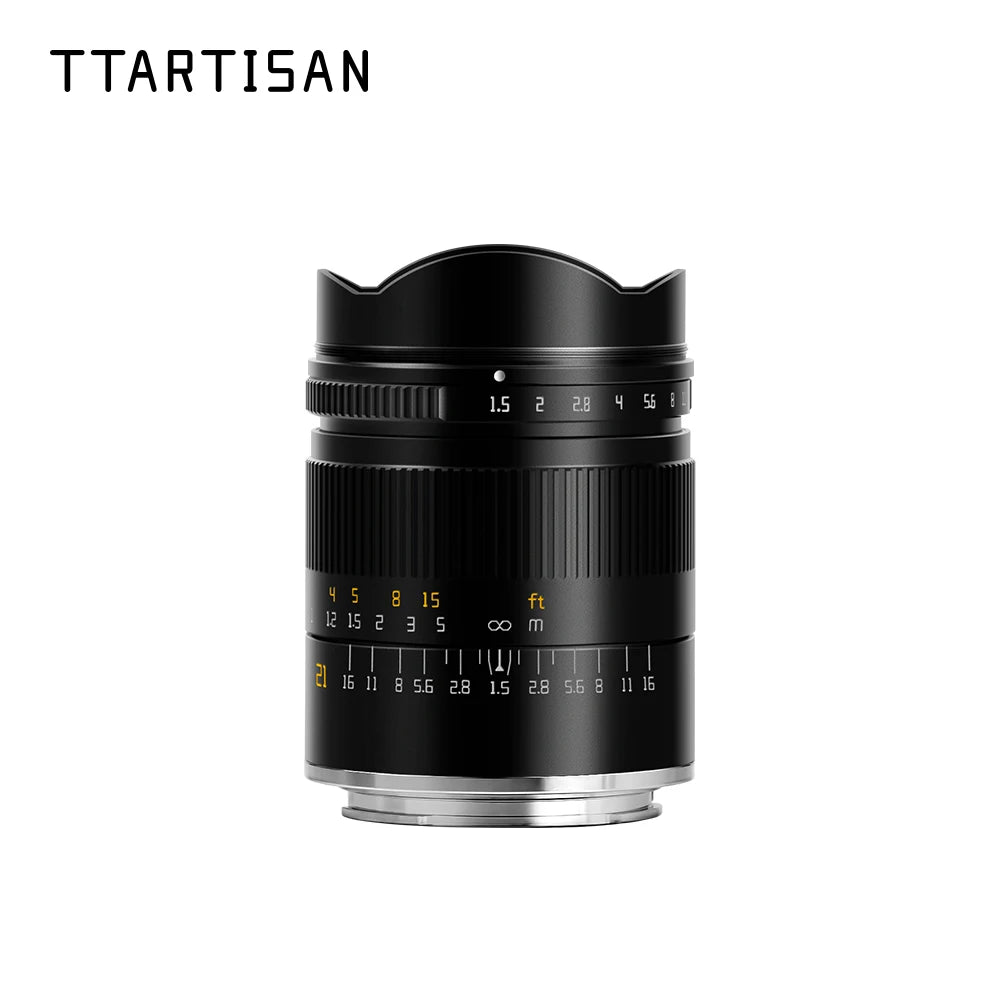 TTArtisan 21mm F1.5 Full Frame Camera Lens for Sony E Canon RF Nikon Z Sigma Lumix Leica L mount