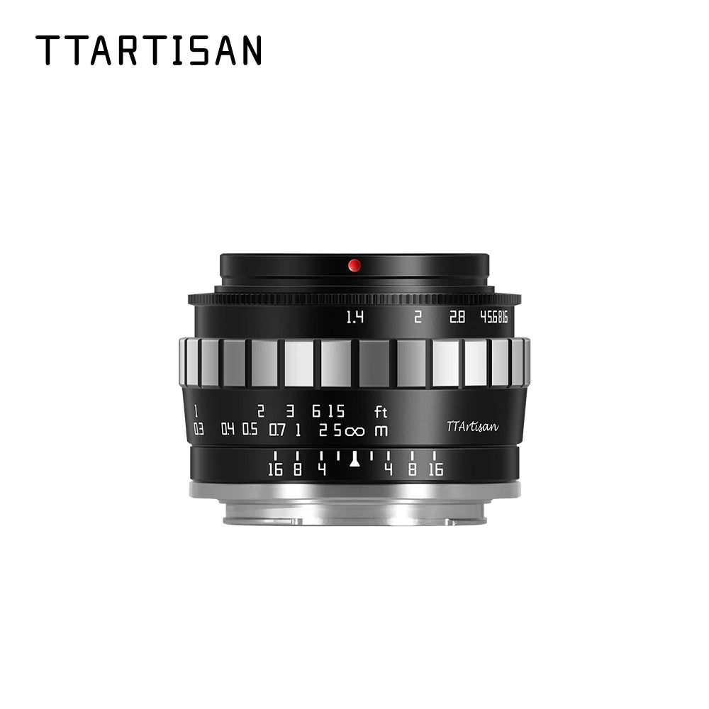 TTArtisan 23mm F1.4 Manual Focus Camera Lens for Sony E Mount a6300 Fuji XA XT3 XE Canon M6 Panasonic Olympus M43 Nikon Z30 Z50