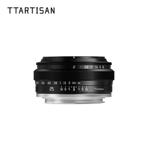 TTArtisan 25mm F2 Camera Lens for Sony E Mount a6400 Fujifilm XA XT4 XT30 Canon M50 R7 R10 Panasonic Olympus M43 Nikon Z30 Z50