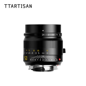 TTArtisan 50mm F1.4 ASPH Full Frame Manual Focus Lenses for Leica M-Mount Cameras Like M240 M3 M6 M7 M8 M9 M9p M10